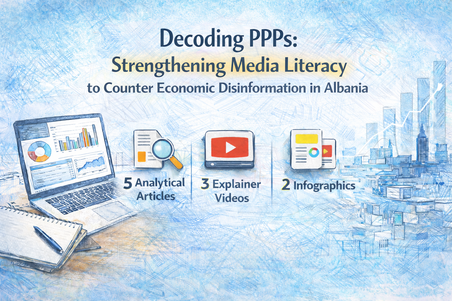 “Decoding PPPs: Strengthening Media Literacy to Counter Economic Disinformation in Albania”, zbatuar nga Albanian Institute for Research (AIR)